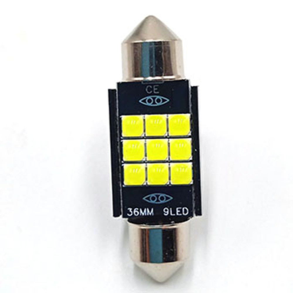 Світлодіодна лампа StarLight T11 9 SMD 3030 CREE Canbus Festoon SV8.5 (C5W/C10W) WHITE 36mm 12V Харків - фото 5