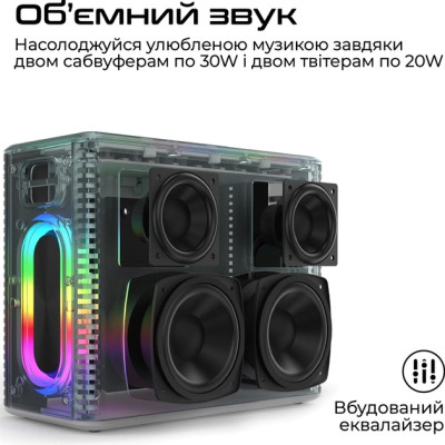Акустична система HiFuture MusicBox 100W Silver (musicbox.silver) Вінниця - фото 2