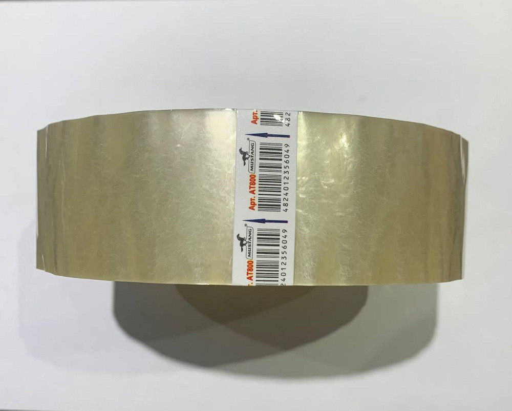 Клейка стрічка пакувальна прозора MUSTANG 45мм х 400м Рівне - фото 1