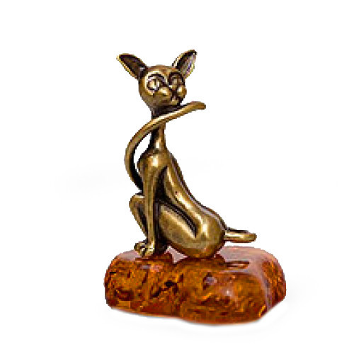 Фигурка бронзовая Кошка Киев - изображение 1