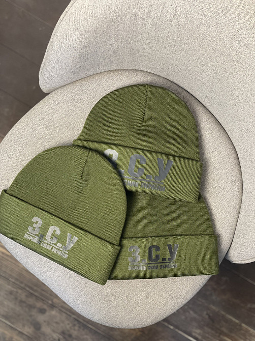 Шапка ЗСУ хаки флисовая тёплая (унисекс) Черновцы - изображение 3