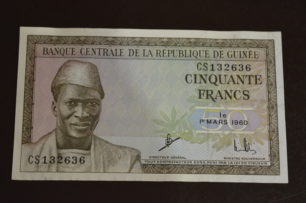 Guinea Гвинея - 50 Francs 1960 Pick 12 Полтава - изображение 1