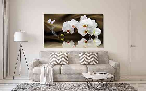Картина полотно у вітальню / спальню  Орхідея   MLP_332 ( 60х30см ) 60x100 см Київ