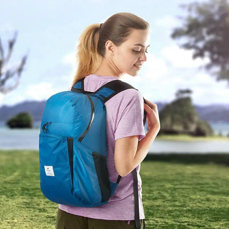 Рюкзак компактний Naturehike Ultralight NH17A017-B 22 л, блакитний Київ - фото 5
