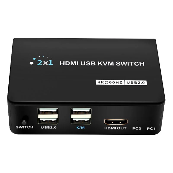 KVM перемикач 2*1 HDMI USB 30365 Луцк