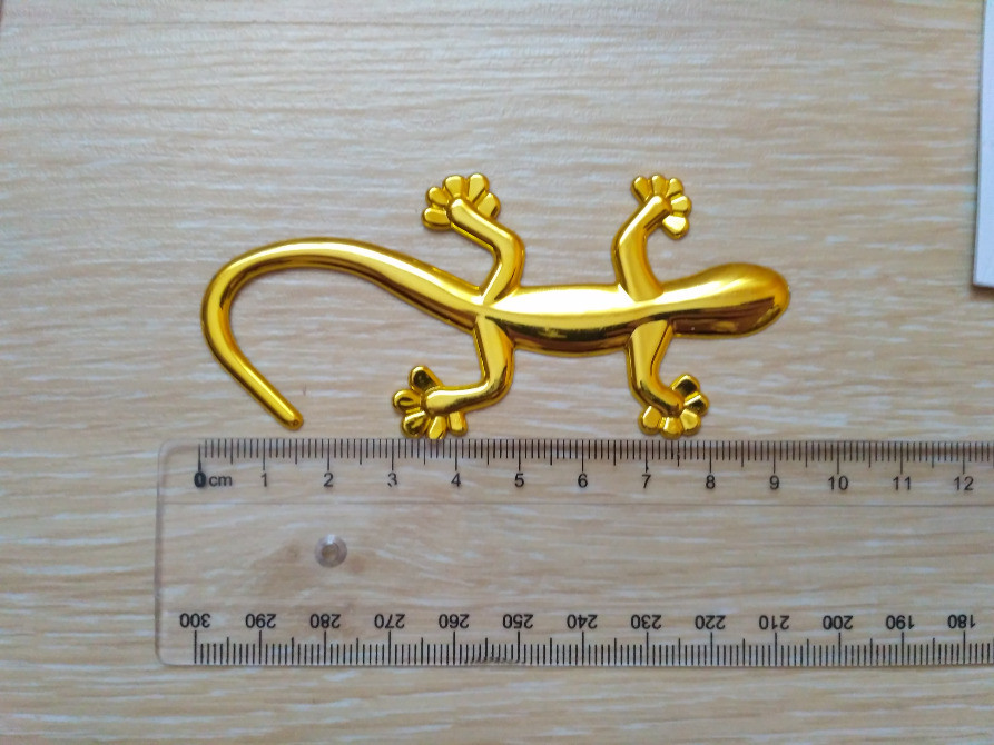 Наклейка Пластиковая Ящерица Золото Киев - изображение 4