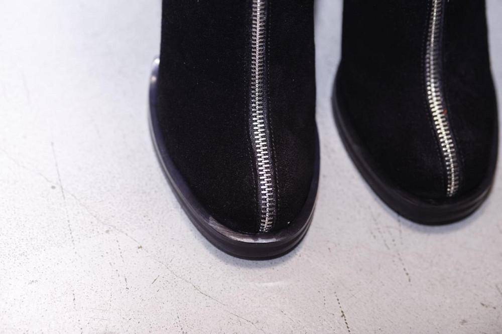 Черевики жіночі ARLEN чорні замша натуральна каблук 9см 37р (3042) Коломия - фото 7