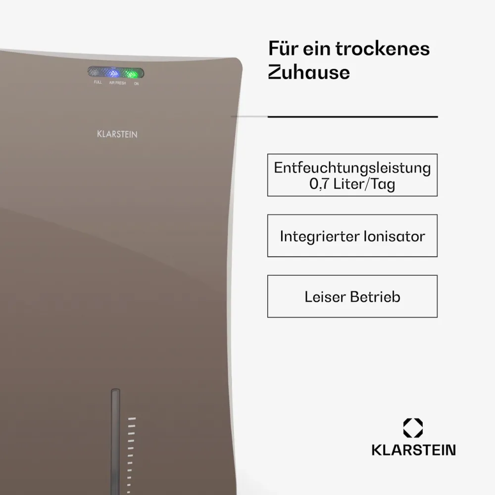 Осушувач очищувач іонізатор повітря Klarstein Drybest 2000 2G Дніпро - фото 4