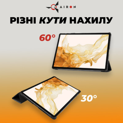 Чехол для планшета AirOn Premium Samsung Galaxy Tab S9 Plus/S9 FE Plus 12.4'' 2023 + Film black (4822352781109) Винница - изображение 2
