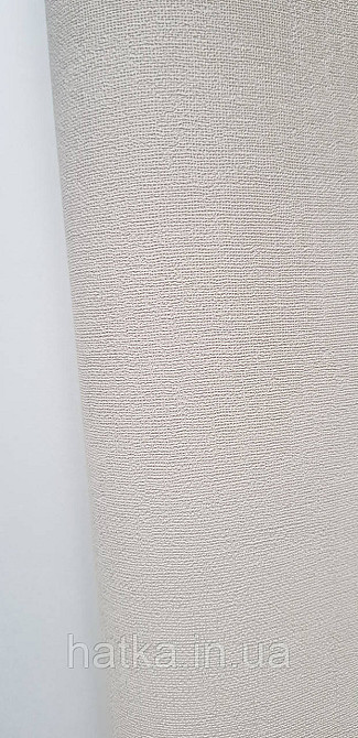 Шпалери вінілові на флізеліні гарячого тиснення DUKA Selective 1.06x10 однотонні під тканину льон матові бежеві кремові 32451 Київ - фото 3