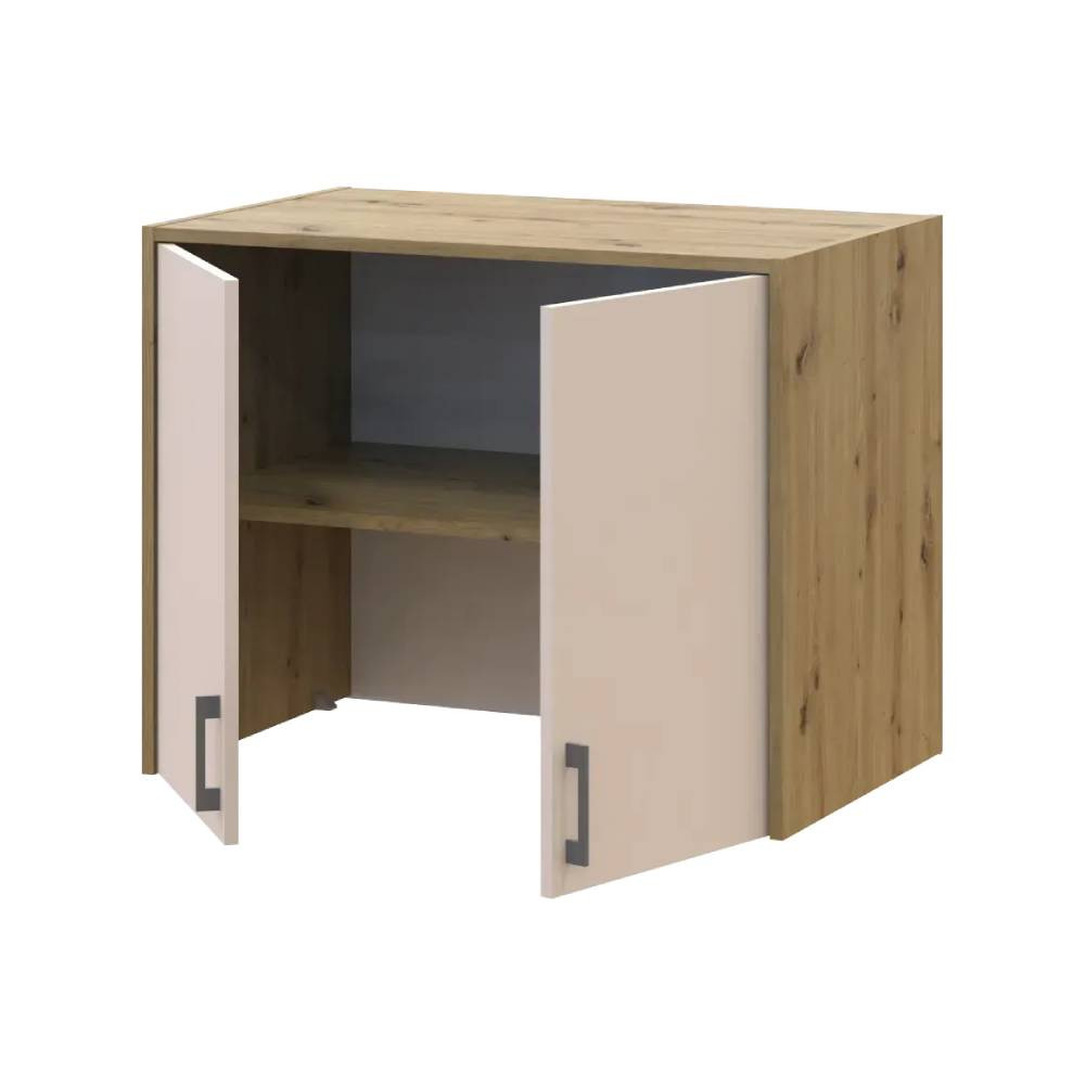 Антресоль высокая Doros Ронди Дуб Артизан/Кашемир 2 ДСП 82х52х65 (DRS-011908) Днепр - изображение 3