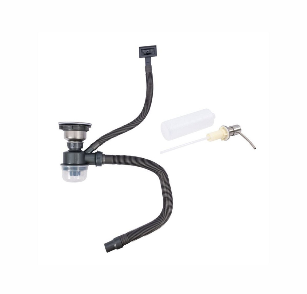 Кухонна мийка 58*43 PVD чорна VALESO Handmade (3,0/1,5) Коломыя - изображение 2