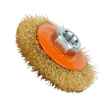 Щітка конусна "болгарка" М14 кручений дріт 125мм Мукачево - фото 1