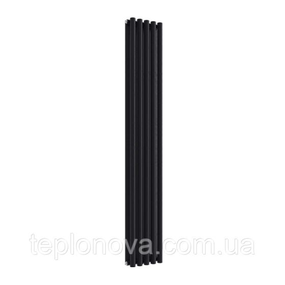 Дизайнерский радиатор 1800/295 (мм) черный мат IDEALE GLORIA (боковое подключение) 12 5/1800/295 Черновцы