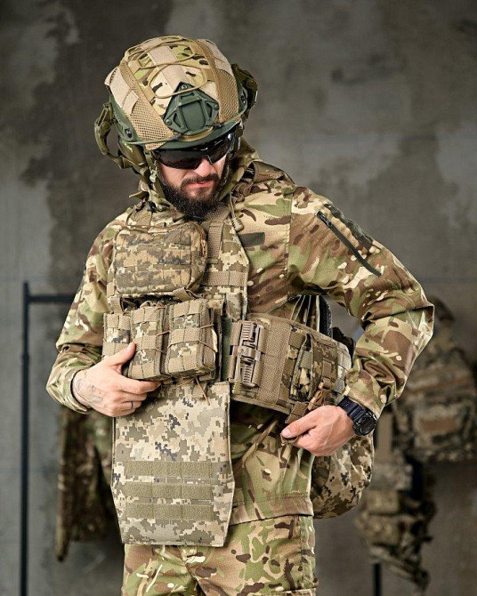 Плитоноска 4 точки скидання REGERT з рюкзаком піксель ПП7857 Одеса - фото 2