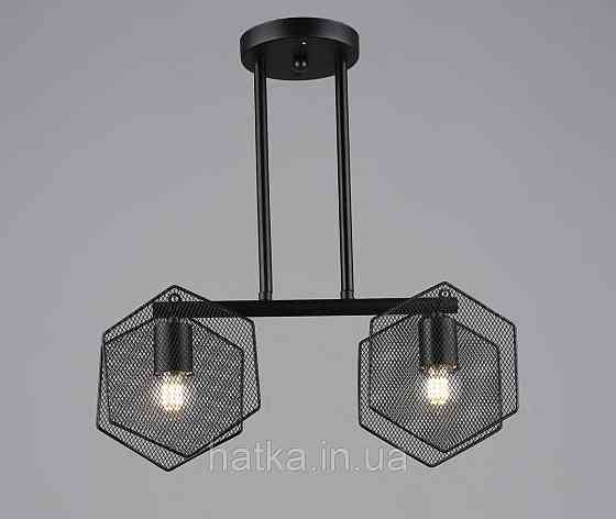 Люстра в стилі лофт Sirius B S2473/2 BK чорна Київ