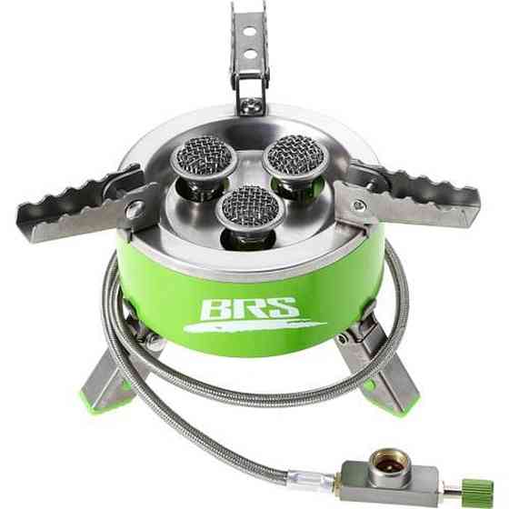 Набор газовая горелка BRS-73 + газовый баллон Adimanti 230г резьбовой Винница