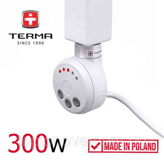ТЕН для рушникосушки 300w Terma MEG White ТЕН Білий Електричний Чернівці