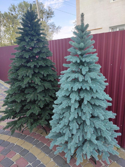Елка искусственная новогодняя «Литая Элитная» голубая 1.5 / 1.8 / 2.1 / 2.3 / 2.5 м 2.3 Киев - изображение 8