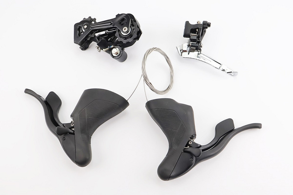 Комплект перемикання (групсет) 2x8 швидкостей, чорні R3, 4 деталі Київ - фото 2