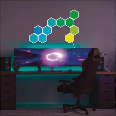 Світильник EMOS ZIW223R HEXAGON 3шт. 1,8 Вт, RGBIC, WIFI (ZIW223R) Вінниця - фото 7