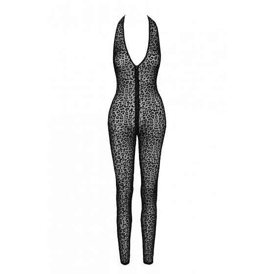 Бодистокинг сексуальный с леопардовым принтом XL F286 Noir Handmade Sex Aura Киев