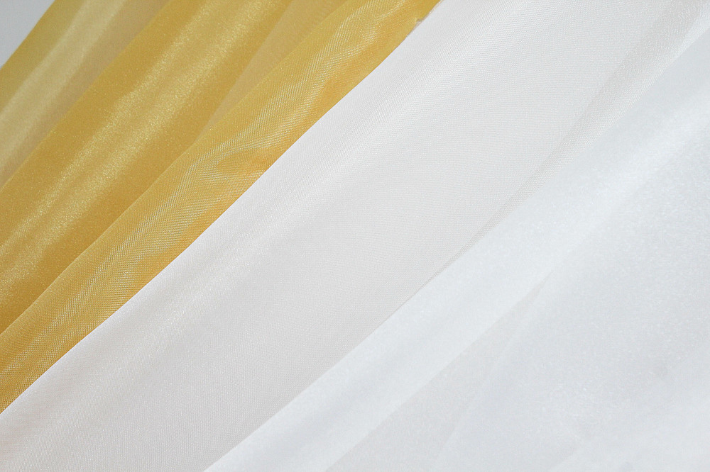 Кухонный комплект VR-Textil № 038к шторки и тюль золотистый и белым 270х170 см (52-0242) Киев - изображение 4
