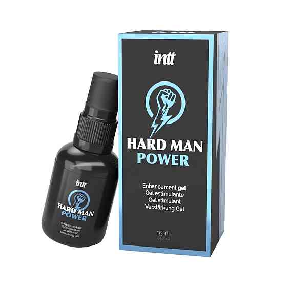 Стимулирующий гель для эрекции Intt Hard Man Power (15 мл), экстракт гингко билоба, таурин Sex Aura Киев