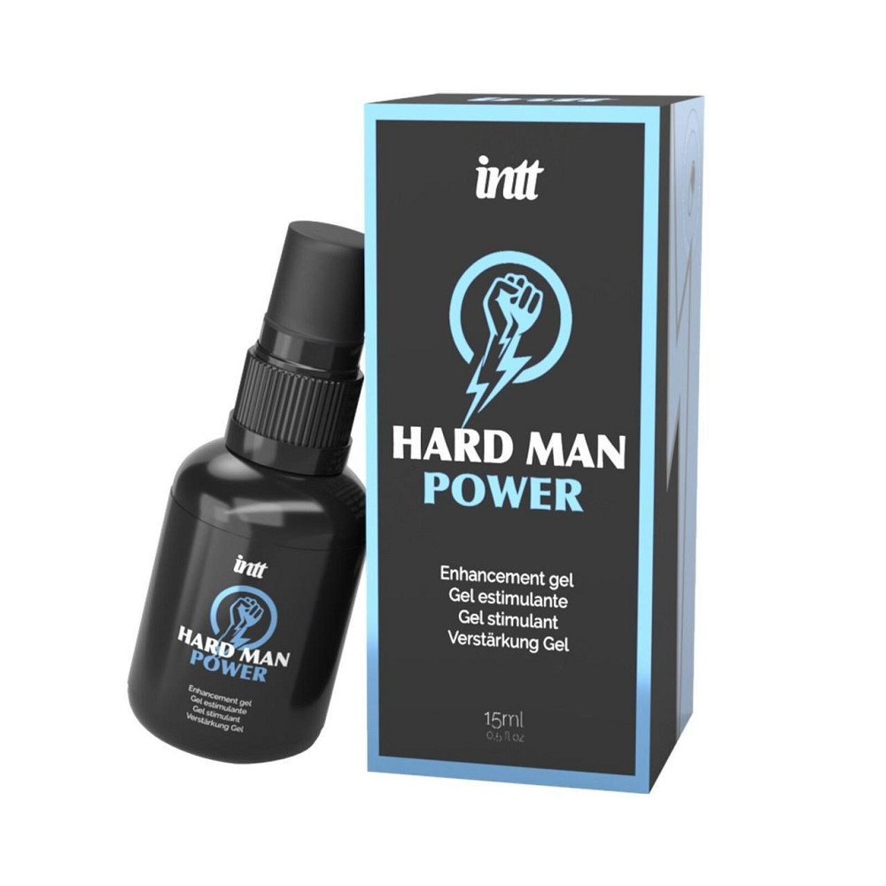 Стимулирующий гель для эрекции Intt Hard Man Power (15 мл), экстракт гингко билоба, таурин Sex Aura Киев - изображение 2
