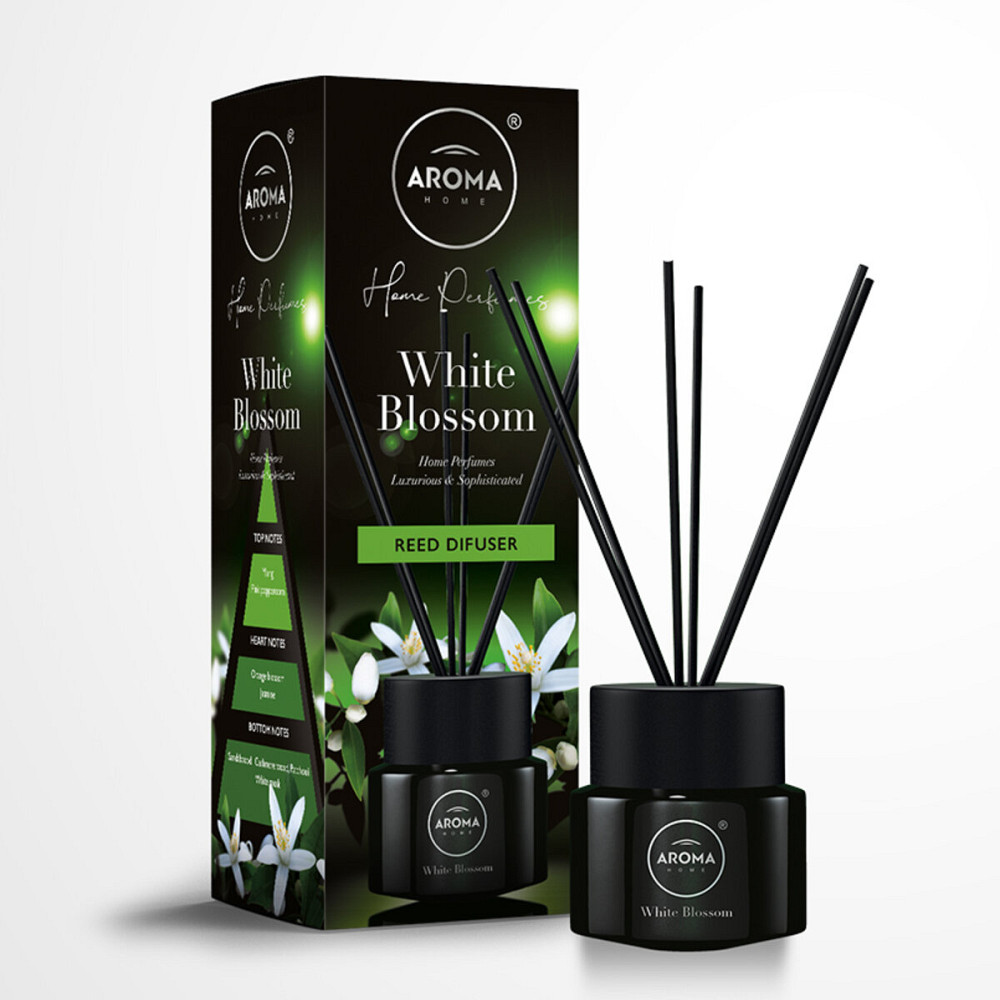 Ароматичні палички Aroma Home Black Series Sticks - White Blossom 100мл Киев - изображение 1