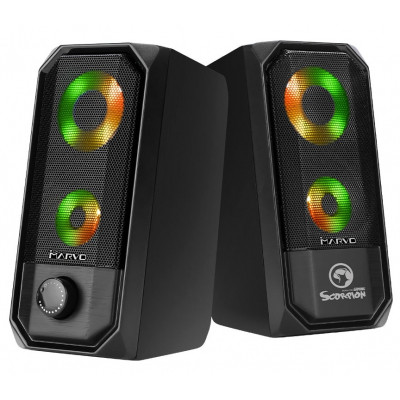 Акустична система Marvo SG-265 Multi-LED USB Black Вінниця - фото 5