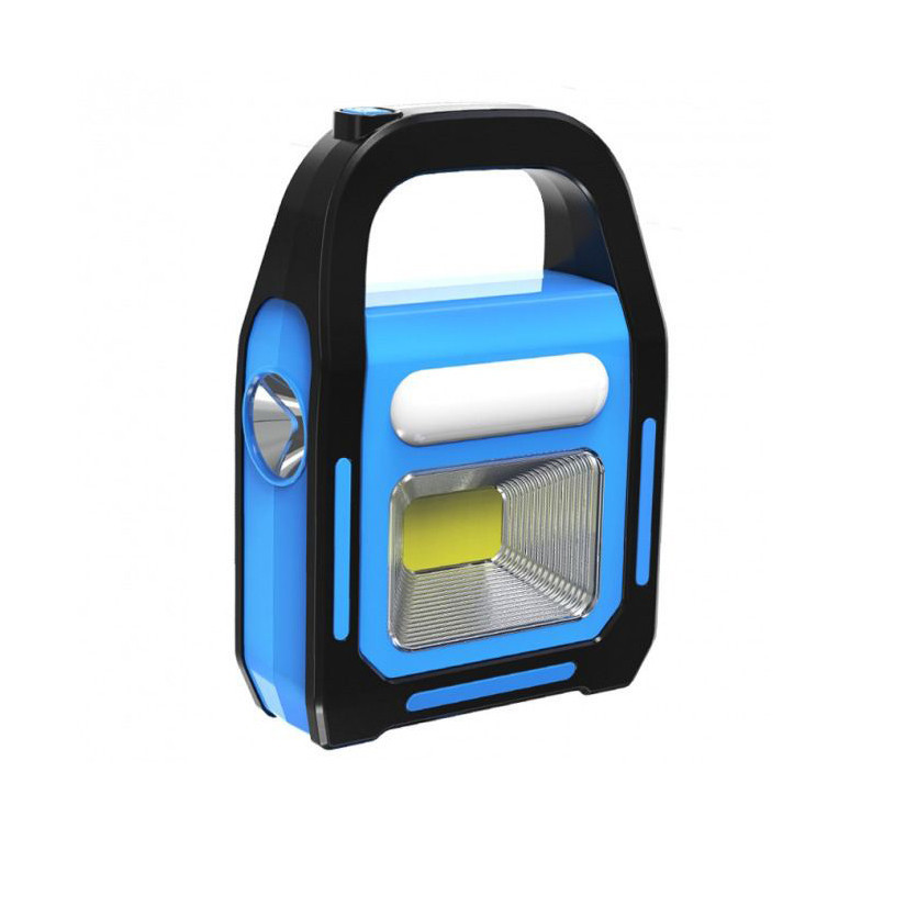 Ліхтар акумуляторний ручний на сонячній батареї з USB заряджання Cata C-9955 300 Лм з боковою лампою Кам'янець-Подільський - фото 7