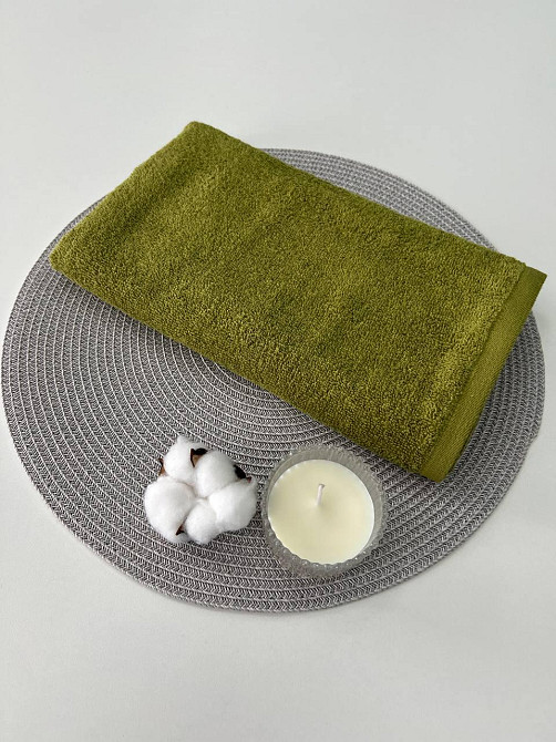 Рушник махровий Ideal Textile однотонний 70х140 см 360 г/м2 (56861142) Чернівці - фото 7