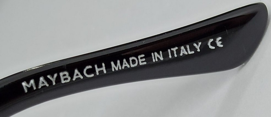 Брендовые очки унисекс линзы бежево синий градиент безоправные с золотом. Киев - изображение 2