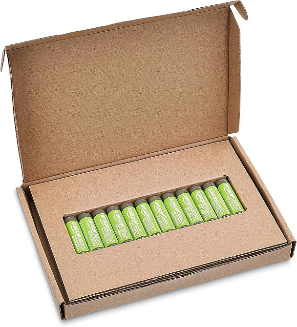 Батарейки Amazon Basics AA 12 шт NiMH 2400mAh 1.2V перезаряджувані великої ємності до 400 циклів передзаряджені Київ - фото 3