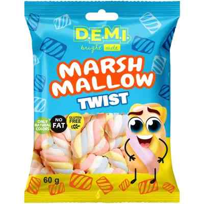 Маршмеллоу Demi Твист 60 г (de.22385) Винница