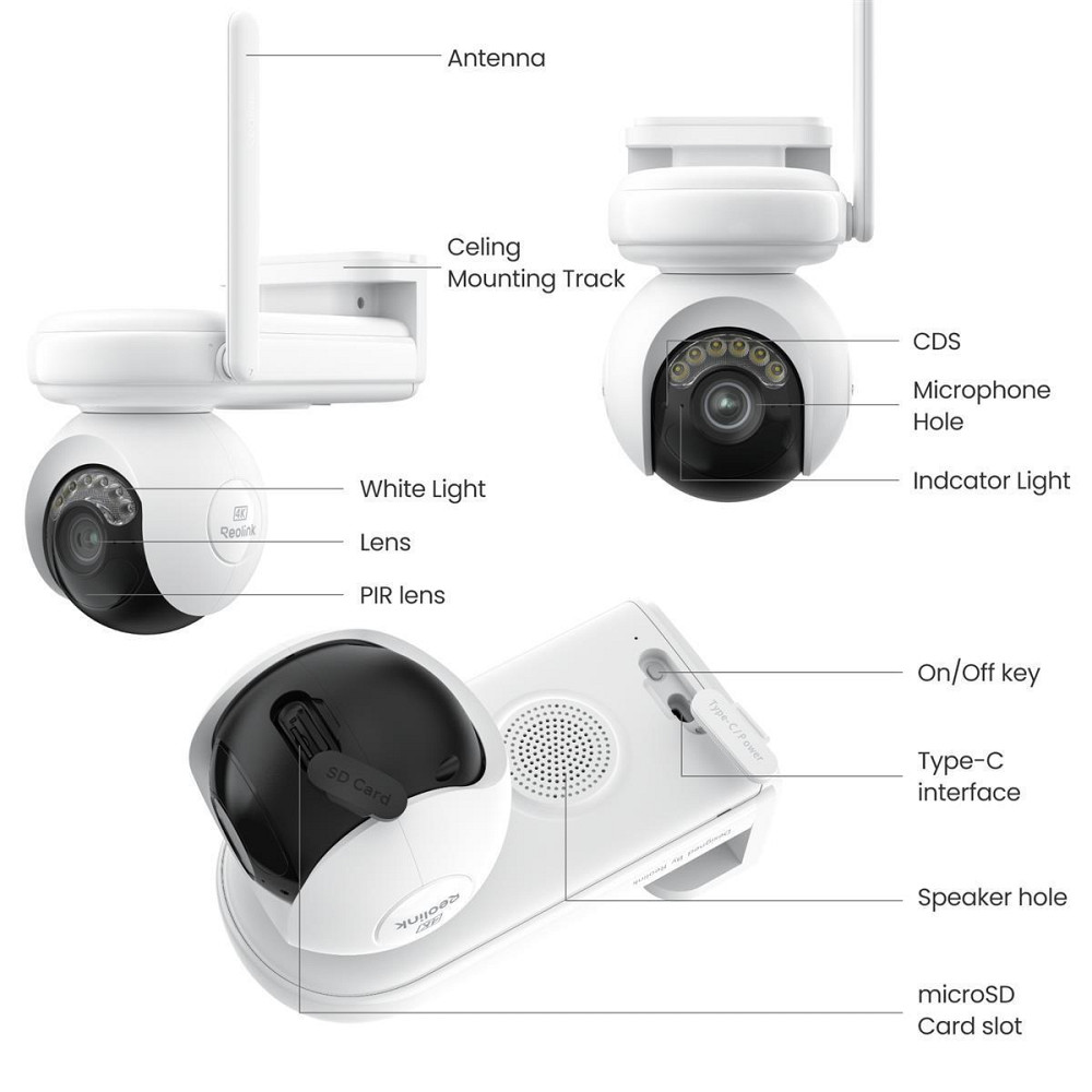 IP камера Reolink Altas PT Ultra B660 ( white ) Харків - фото 13