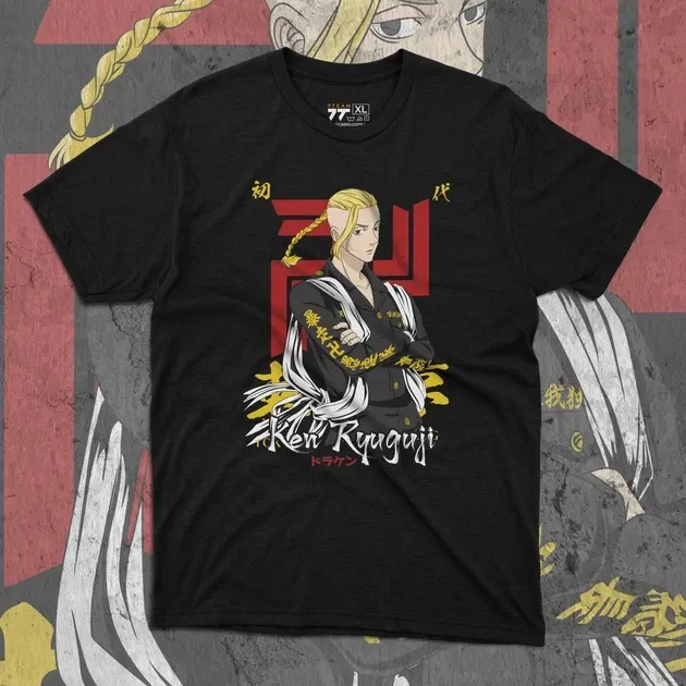 Футболка чоловіча з  принтом Токийские Мстители Рюгуджи Кен (Дракен) 2 Розмір 48 Дніпро - фото 1