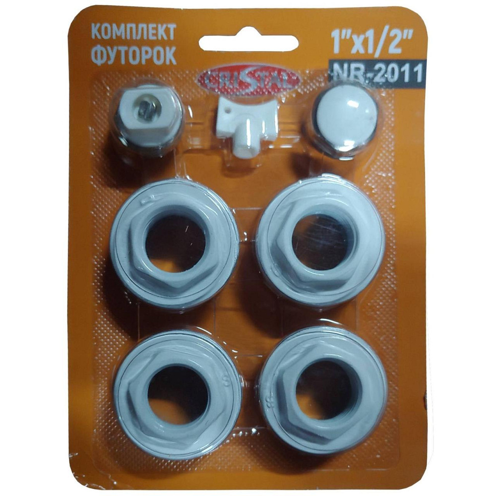 Комплект футорок секційного радіатора CRISTAL NR-2011 1/2″ (HT 404) (000001627) Київ - фото 5