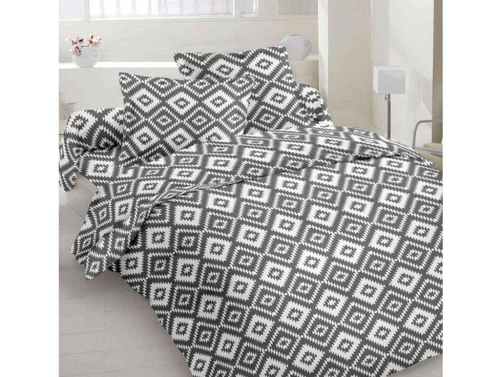 Комплект постільної білизни 2-х сп (2 нав.50х70) 300805 БЯЗЬ GOLD LUX ТМ TIMETOSLEEP Київ - фото 1