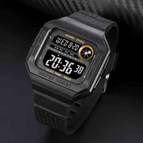 Годинники військові з офіційною гарантією SKMEI 2022GDBK, Чоловічі круглі спортивні годинники LY-60 Івано-Франківськ