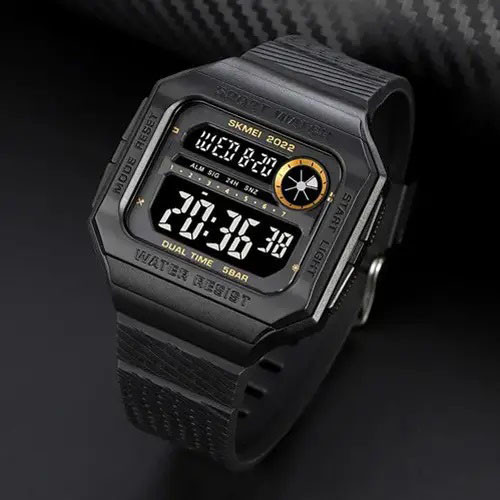 Годинники військові з офіційною гарантією SKMEI 2022GDBK, Чоловічі круглі спортивні годинники LY-60 Івано-Франківськ - фото 5