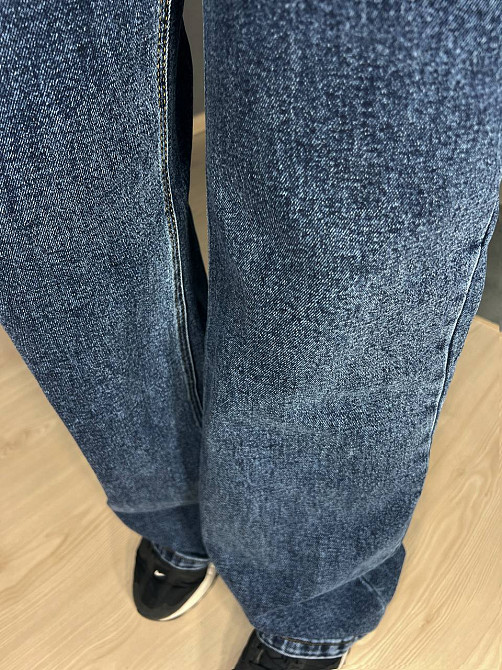 Джинси жіночі Vanver 8230 палаццо широкі з ременем сині, синій, 33, 33, 90 см, 118 см Київ - фото 7