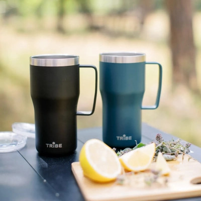 Термокружка Tribe Travel Mug 600 мл blue (T-FA-0034-blue) Вінниця - фото 4