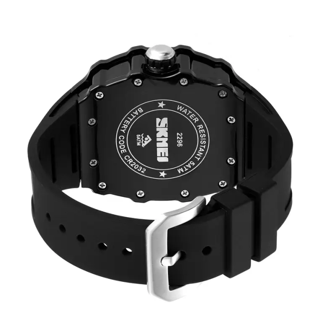 Годинник чоловічий електронний наручний Skmei 2296 Чорний Вінниця - фото 8
