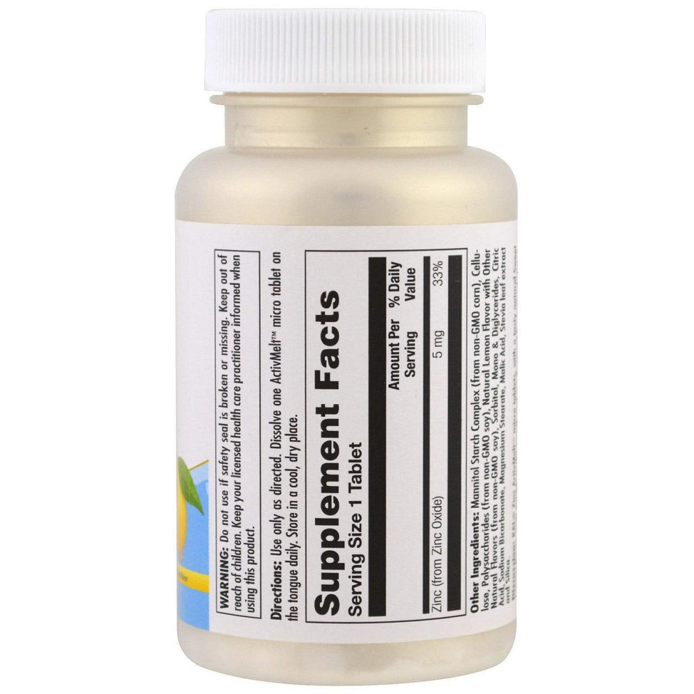 Цинк  KAL Zinc 5 мг 60 таб лимон Київ - фото 2