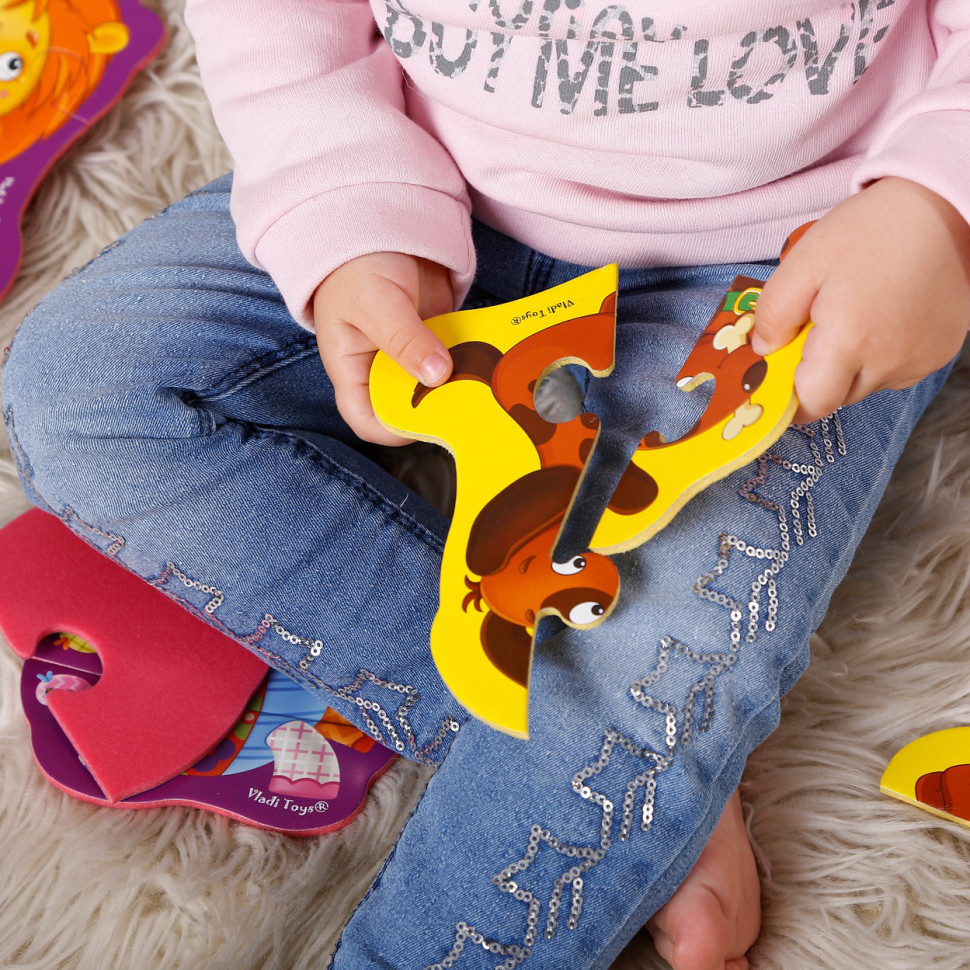 Дитячі бебі пазли "Ферма" VT1106-87 картинки - 4 шт Вінниця - фото 3