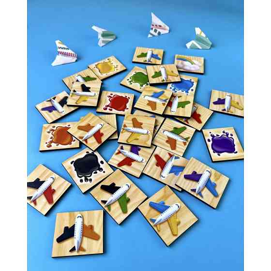 Деревянный пазл-сортер 
