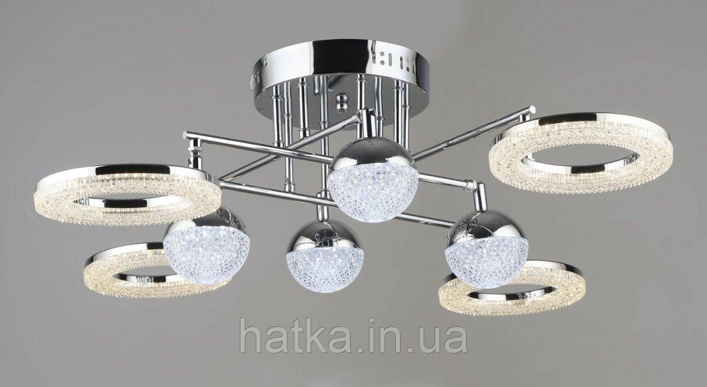 Люстра світлодіодна акрилова Sirius B YH1183/4+4 CH Київ - фото 1