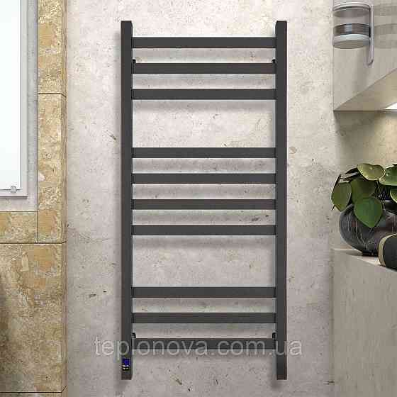 Сушарка для рушників Авангард 480х1000 Sensor права з таймером, чорний муар Чернівці